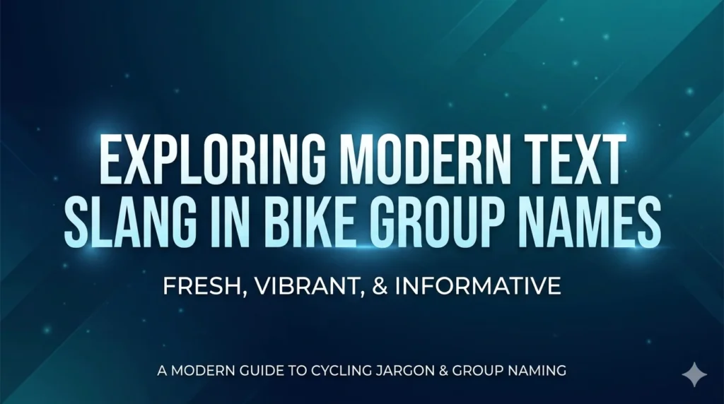 Bike Group Names:  Creative and Memorable Ideas for Riding Crew