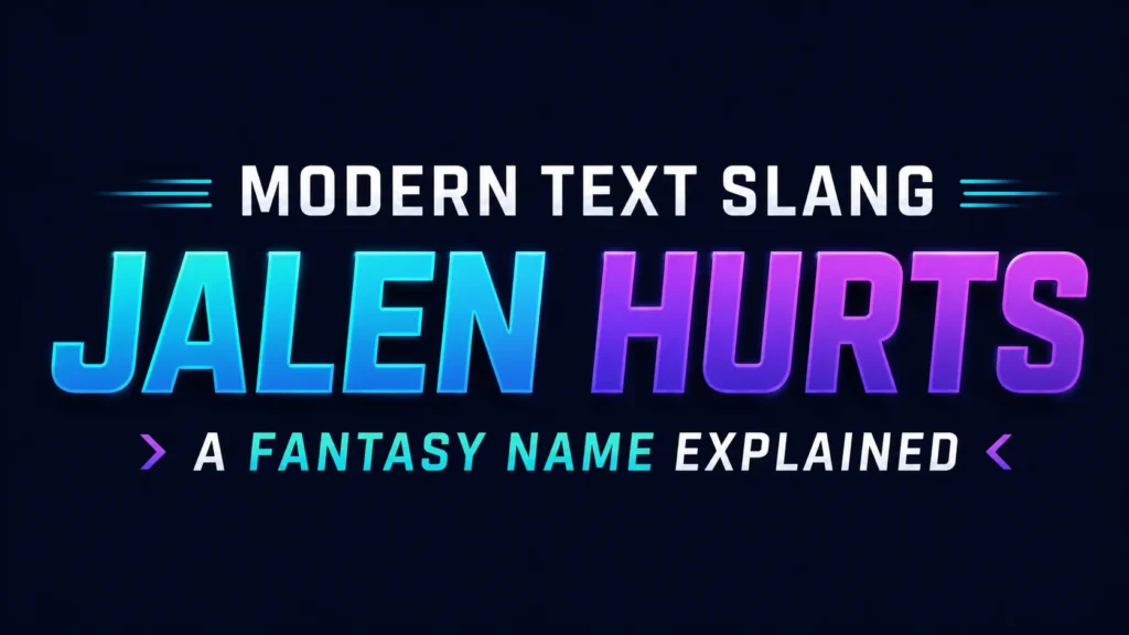Jalen Hurts Fantasy Team Names: Creative and Winning Ideas