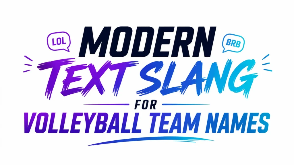 Villeyball Team Names:Guide to Choosing Creative Team Names