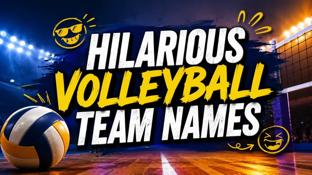 250+ Hilarious Volleyball Team Names (Funny & Clever)