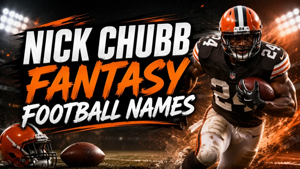 250+ Nick Chubb Fantasy Football Names