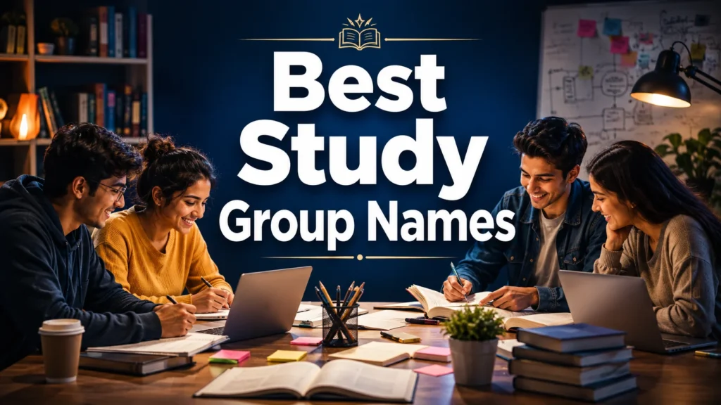 200+ Best Group Names for Study: Funny & Smart Ideas