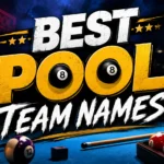 250+ Best Pool Team Names for Every League