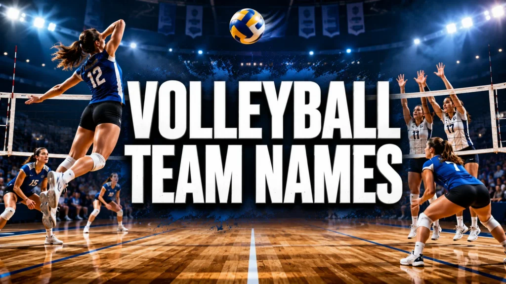 250+ Volleyball Team Names