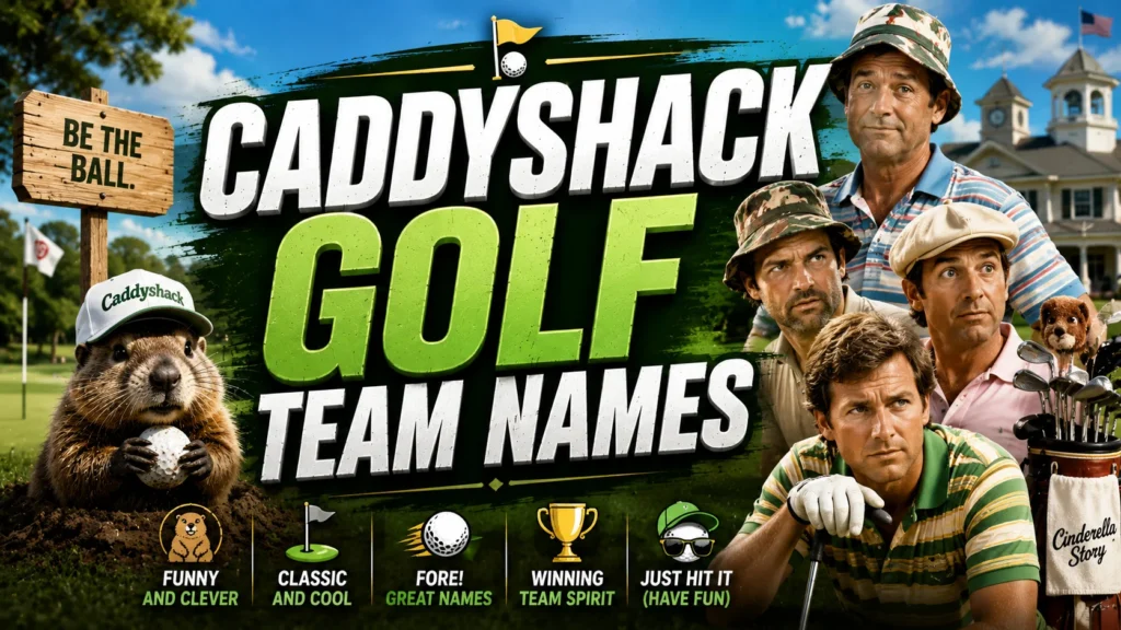 250+ Caddyshack Golf Team Names (Funny & Clever Ideas)
