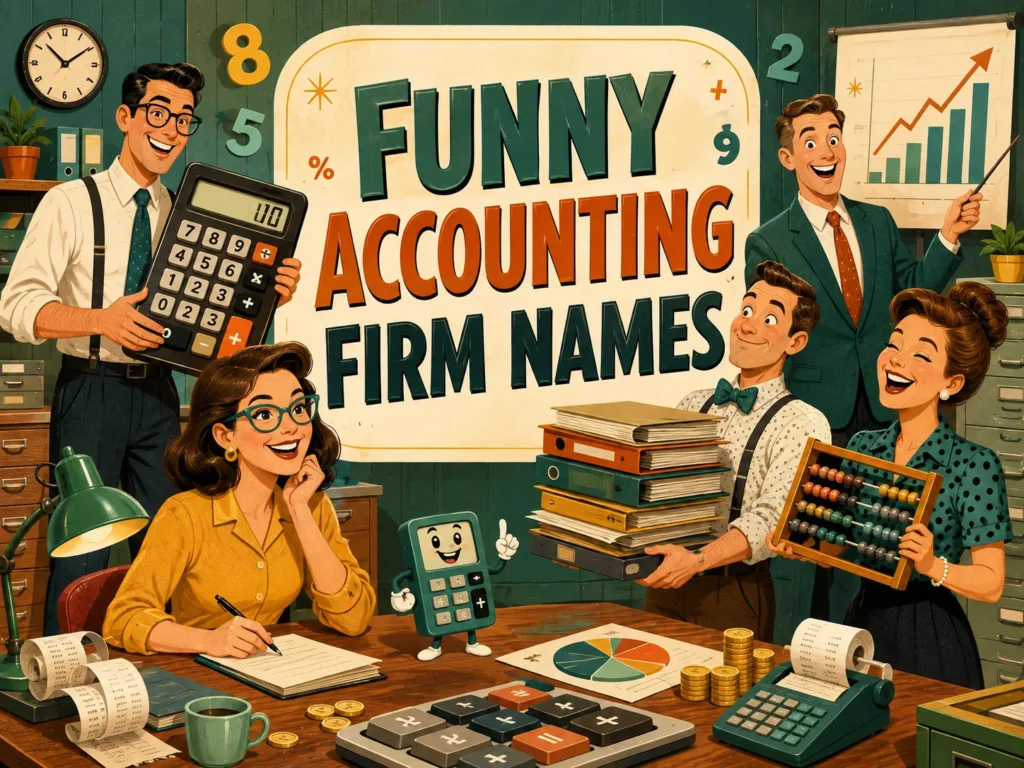 Funny Accounting Firm Names: Clever Business Ideas