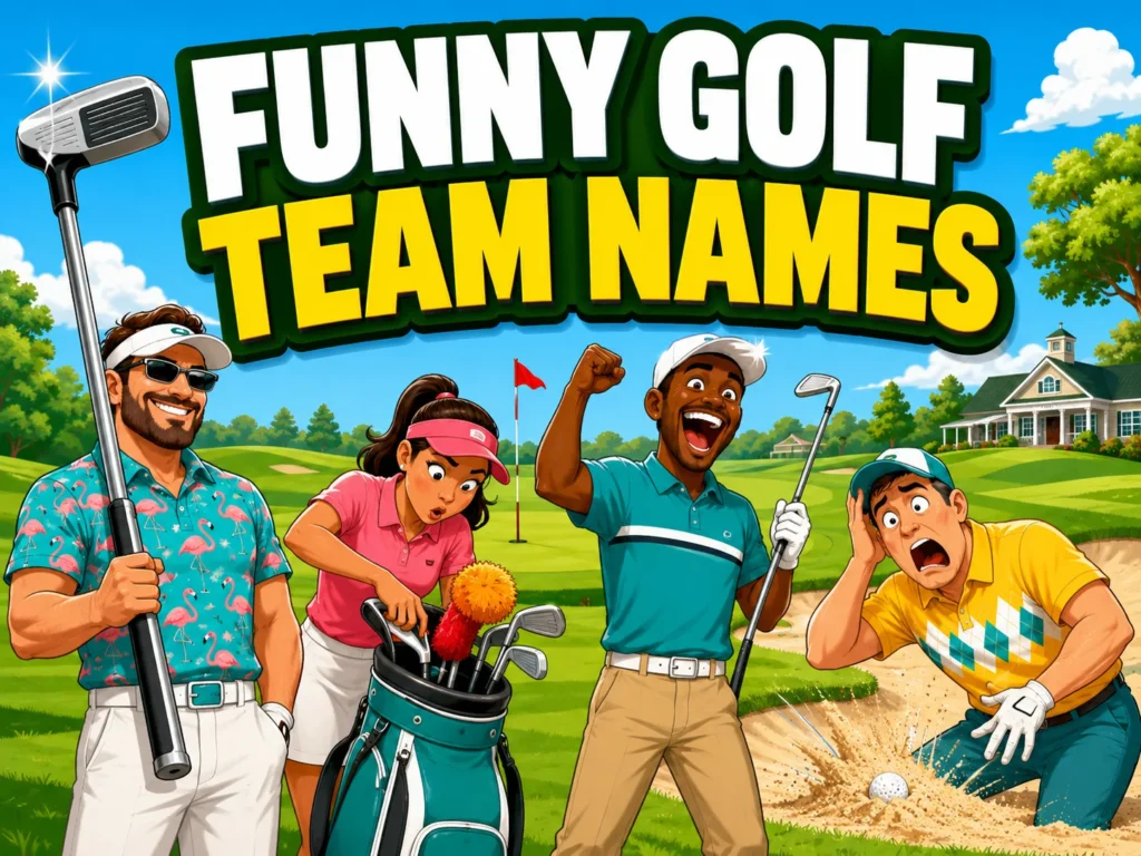 200+ Funny Golf Team Names: Clever & Hilarious Ideas