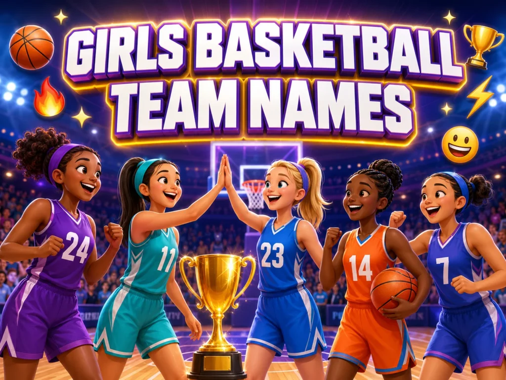 200+ Girls Basketball Team Name Ideas