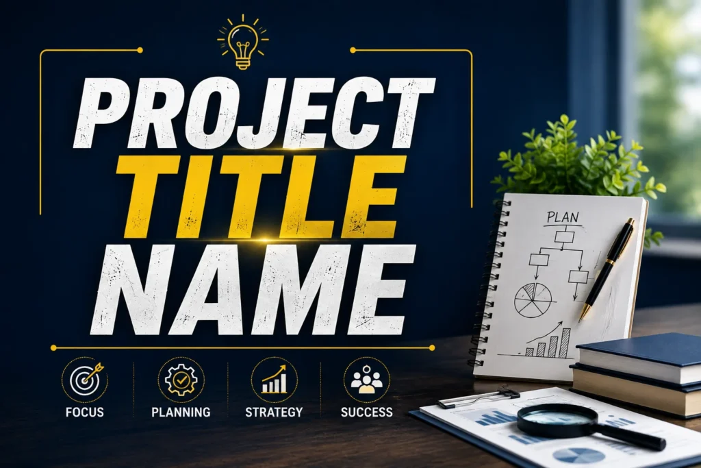 200+ Project Title Name Ideas: Creative & Unique