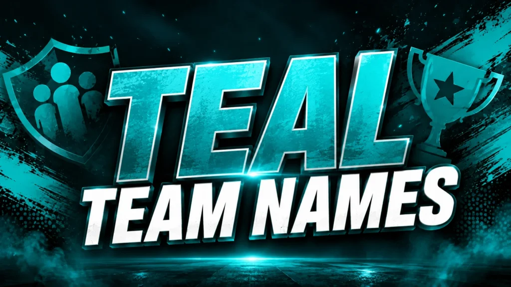 250+ Teal Team Names for Every Team