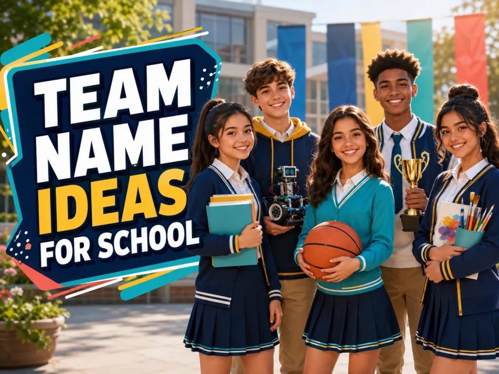 200 Best Team Name Ideas: for School Groups & Competitions
