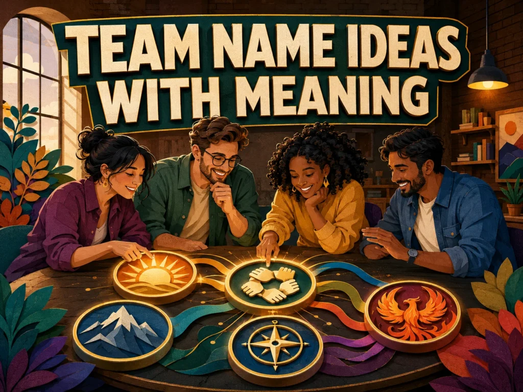 180+ Team Name Ideas With Meaning