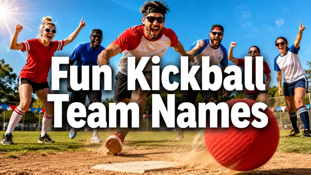 250+ Fun Kickball Team Names (Funny, Clever & Cool Ideas)