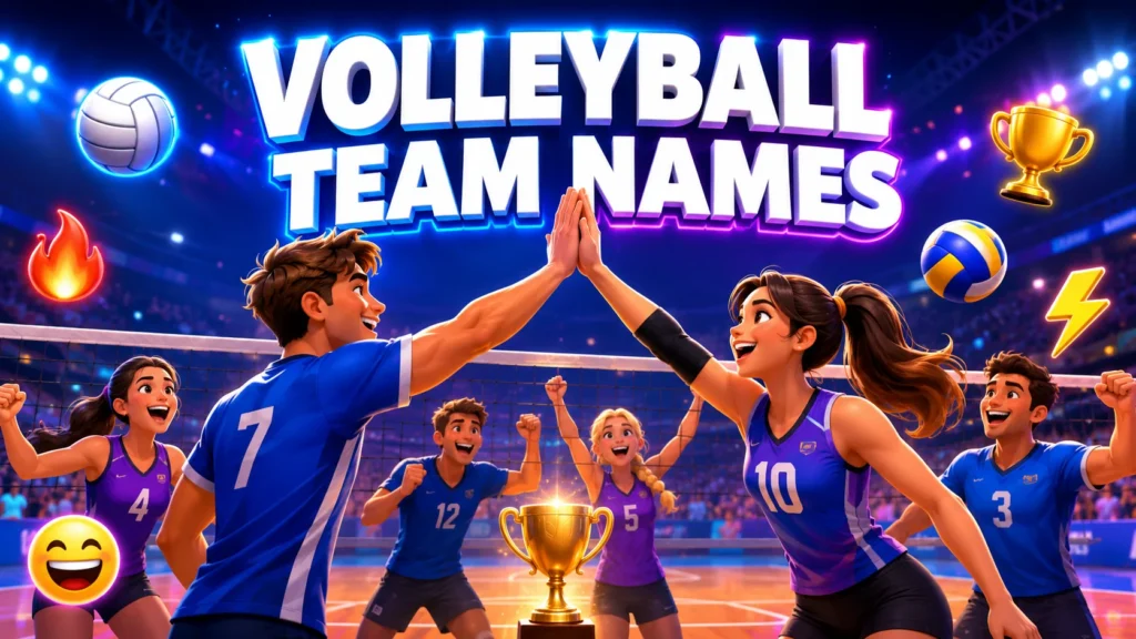 200+ Volleyball Team Names: Cool, Funny & Unique