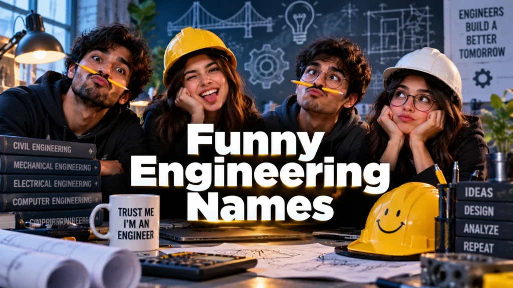 200 Funny Engineering Names for Teams & Groups