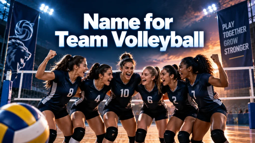 200 Name for Team Volleyball Ideas: Fun & Cool