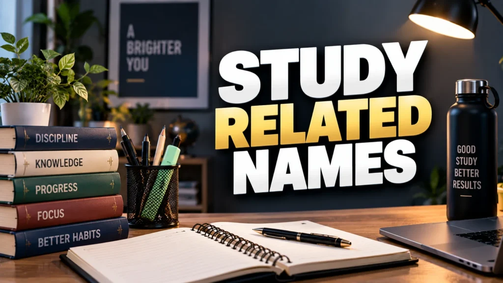 180+ Study-Related Names for Groups & Students